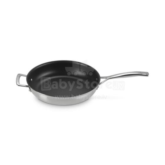 3-layer stainless steel pan with non-stick coating &Oslash;28cm