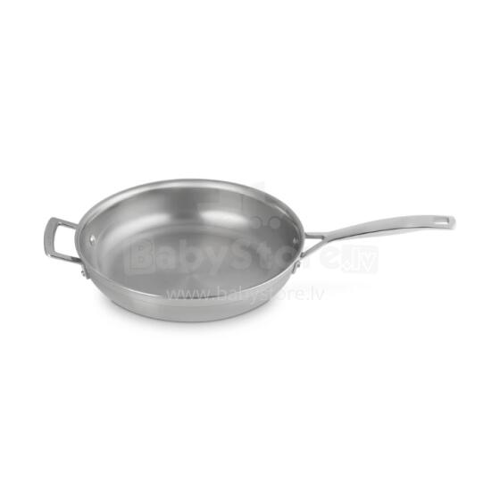 3-layer stainless steel pan without coating &Oslash;28cm