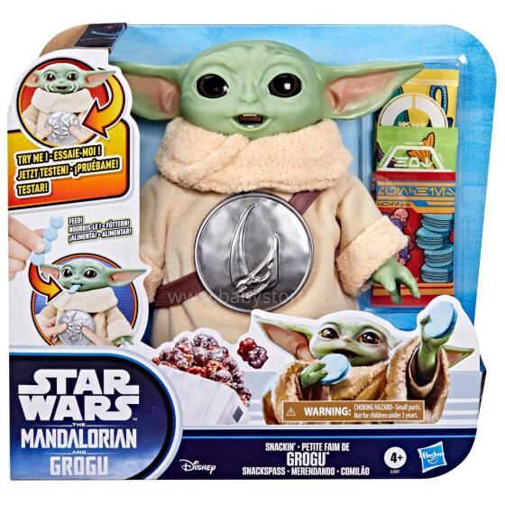 STAR WARS Figure Snacking Grogu with accessory 16,5 cm