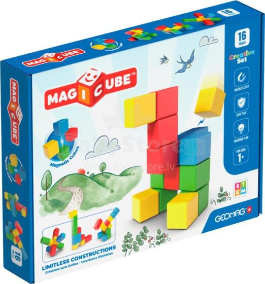 Magnetic constructor - Magicube - Creative Set (16 pcs.)