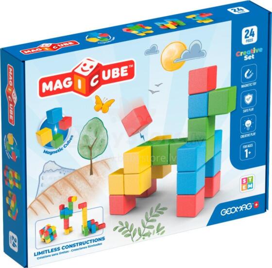 Magnetic constructor - Magicube - Creative Set (24 pcs.)