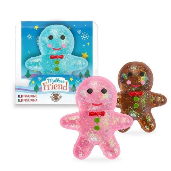 Glitter maltose gingerbread man, 3 assorted