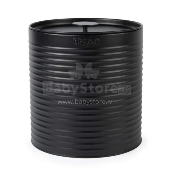 Russell Hobbs RH03269EU7 Ribbed Bread Bin, Black