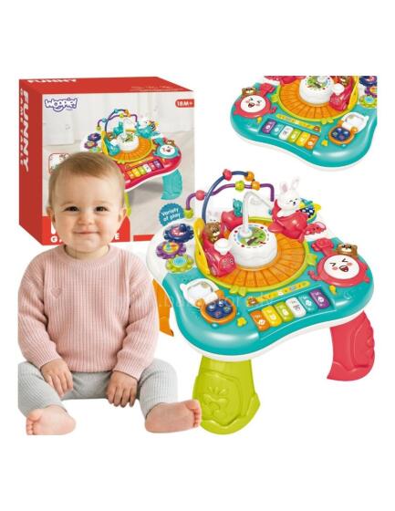 WOOPIE BABY Educational Interactive Table 2in1 Piano Sounds
