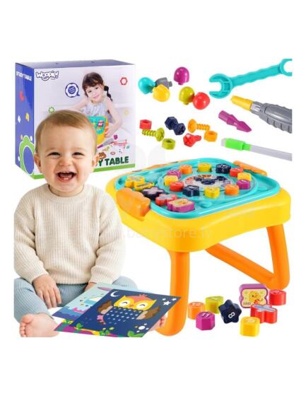 WOOPIE Interactive Educational Table Workshop and Board 3in1