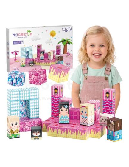 WOOPIE Magnetic Blocks Cubes Magnets 59pcs 3D
