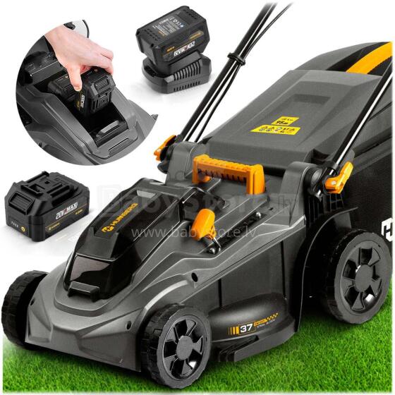 Lightweight Powerful Cordless Lawn Mower 1000W 37cm Humberg HM-610