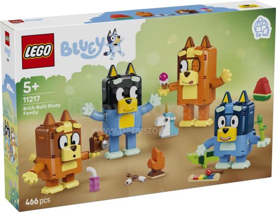 LEGO Bluey Brick-Built Bluey Family
