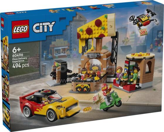 LEGO City Pizza Delivery Experience with Vehicles