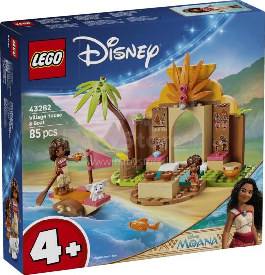 LEGO Disney Мауи Деревенский дом и лодка