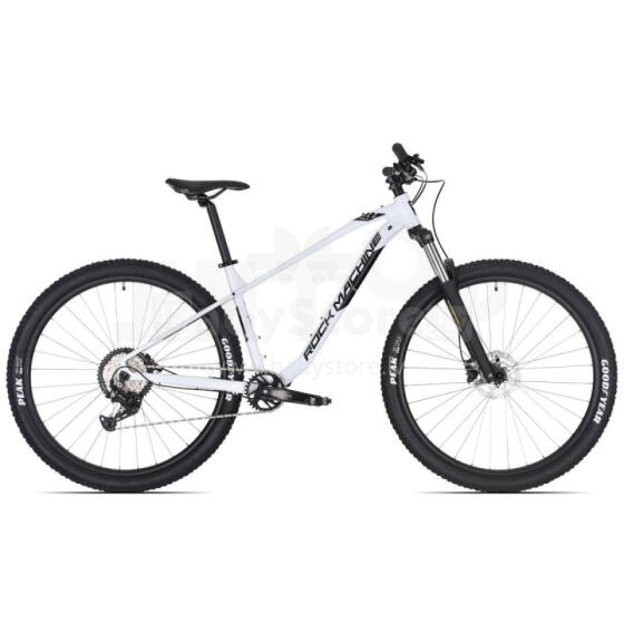 Kalnu velosipēds Rock Machine Blizz 5 Gloss Polar White/Black (Rata izmērs: 29 Rāmja izmērs: XL)