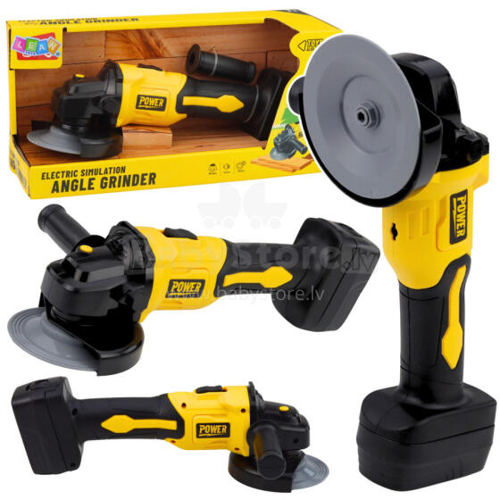 Toy Angle Grinder for Kids Sounds Yellow