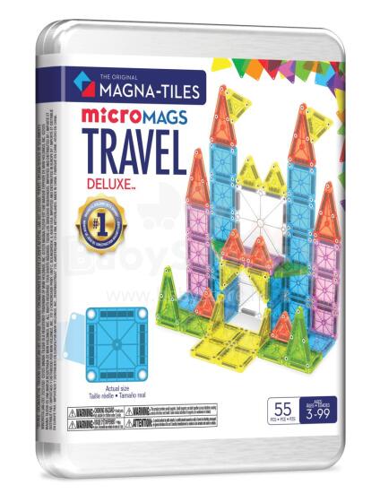 MAGNA-TILES magnet constructor set Travel Deluxe 55 pcs