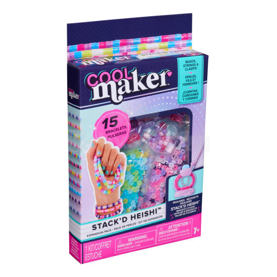 COOL MAKER Papildinājuma komplekts Stack´d Heishi rokassprādžu studija