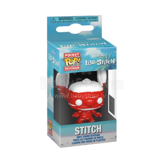 FUNKO POP! Keychain: Lilo & Stitch - Stitch Badness Level (Deco)