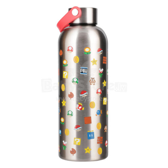 Paladone Super Mario Metal Water Bottle whit Carry Loop