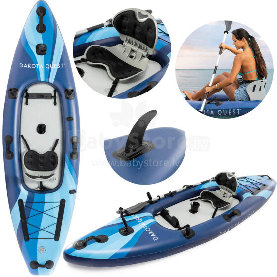 Inflatable kayak Pro Dakota paddles pump INTEX 68245