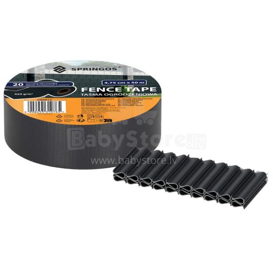 Graphite Fencing Tape 4.75 cm x 50 m, 450 g/m² FN0012