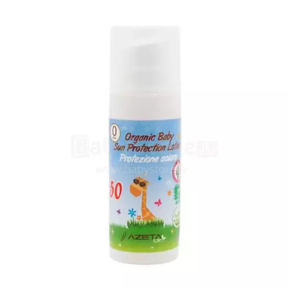 Azetabio Sun SPF50 Art.296463 солнцезащитный крем для младенцев и детей с рождения, 50 мл