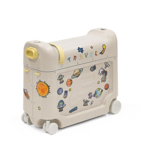 Stokke Parent-Child Travel Kids Luggage Art.296467 Moonglow White  Чемодан-сиденье на колесах 3 в 1