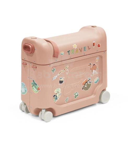 Stokke Parent-Child Travel Kids Luggage Art.296469 Coral Pink Чемодан-сиденье на колесах 3 в 1