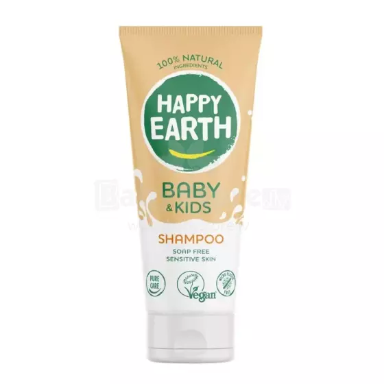Happy Earth Shampoo Art.296500 100% natural tear-free moisturizing shampoo for babies and children, 200ML
