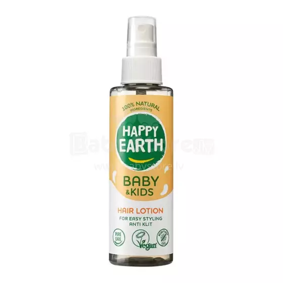Happy Earth Bath Foam  Art.296503 Baby & Kids detangling anti-tangle hair spray from birth, 150 ml