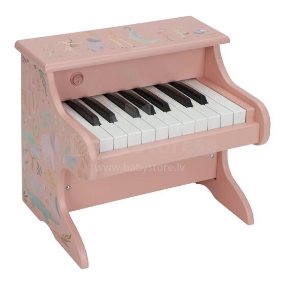 Деревянное пианино Little Dutch Safari Friends Pink FSC Art.7477