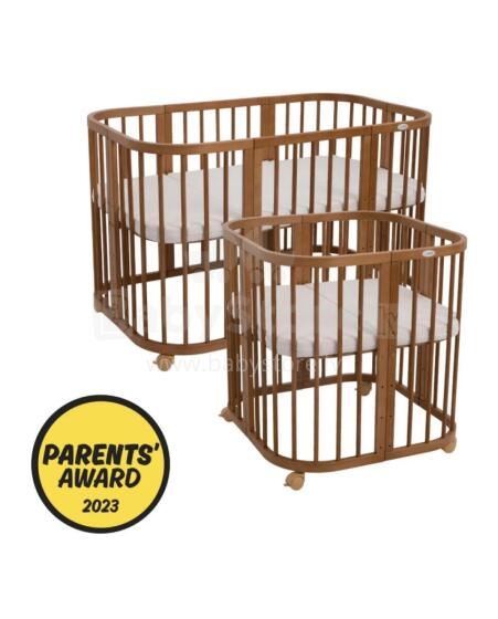 Waldin Baby Collection Bed Crib  7 in 1 Art.296539 Vintage Multifunctional wooden 7-in-1 transforming crib