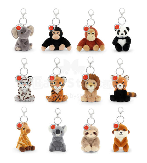 Keel Toys Keeleco Bag Charm: Wildlife, 12 cm - 12 designs