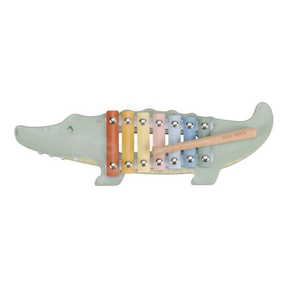Little Dutch Crocodile Xylophone Safari Friends FSC Art.7475