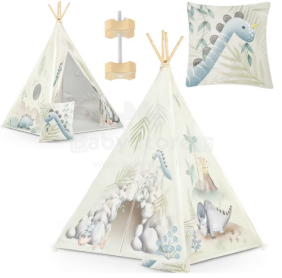 Nukido Tipi Dino Art. NK-407 Детская палатка