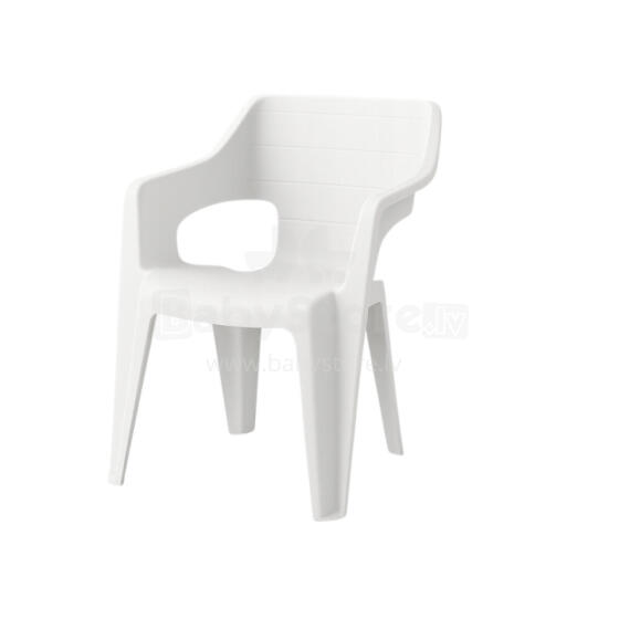 Garden chair Bilbao Low Back white