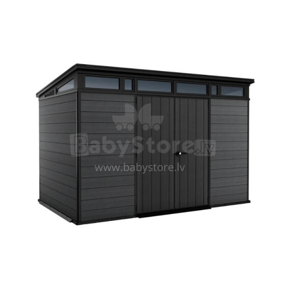 Garden shed Cortina 11x7 gray