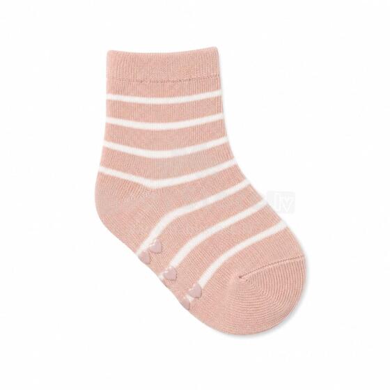 So Cute Сotton Natural  Socks Art.296948 Pink Cotton socks for newborns