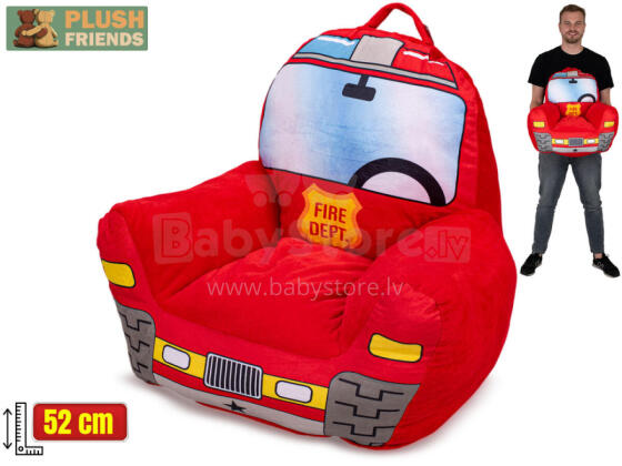 FOTEL PLUSZOWY EMERGEMCY 52 CM