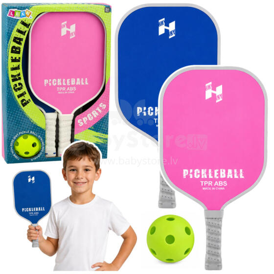 Pink and Blue Tennis Badminton Pickleball Racket Set