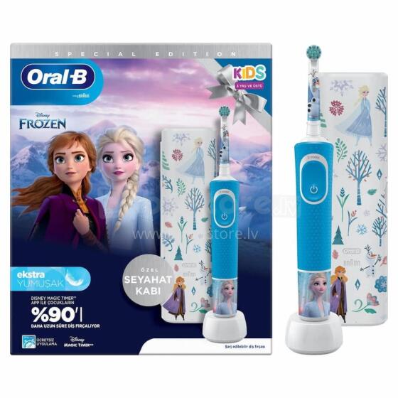 BRAUN Vitality PRO 103 el.zobu  birste - bērnu, Frozen ar futlāri