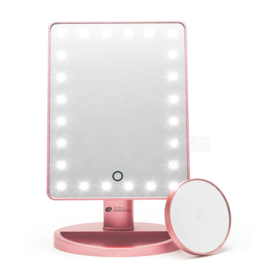 Rio 24 LED Touch Dimmable Makeup Mirror Rose Gold