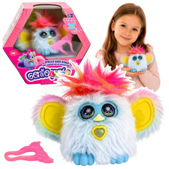 Genie Pets Interactive Creature Lights Sounds Pendant Colorful
