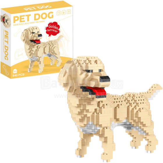 KLOCKI PIES GOLDEN RETRIEVER 850 EL