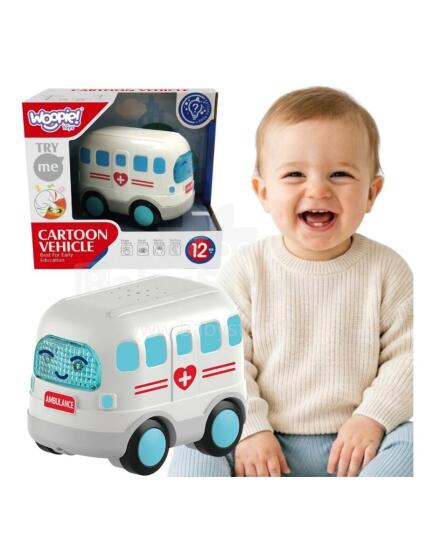 WOOPIE BABY Interactive Ambulance Toy Car with Sound and Lights
