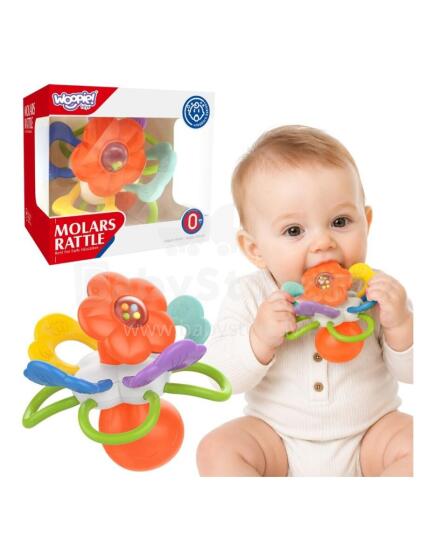 WOOPIE BABY Rotaļlieta Teether Sensory Zieds 0m+