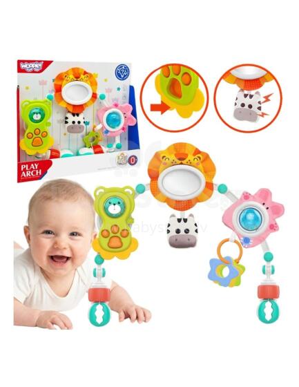WOOPIE BABY Sensory Arch for Crib and Stroller Animals Lion Bear