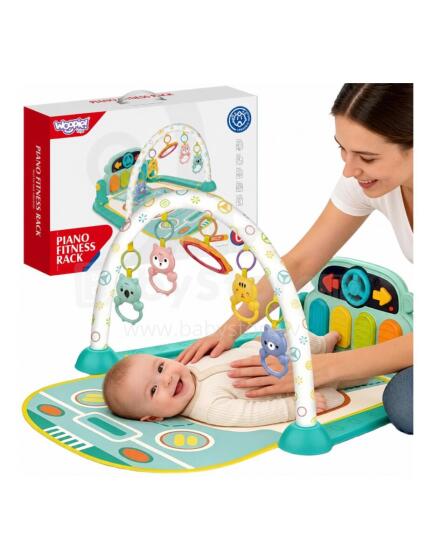 WOOPIE BABY Interaktīvā izglītojošā paklājiņš ar klavierēm 10 gab. Skaņas