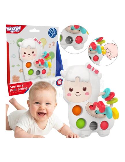 WOOPIE BABY Сенсорная манипулятивная игрушка Монтессори Лама 18м+