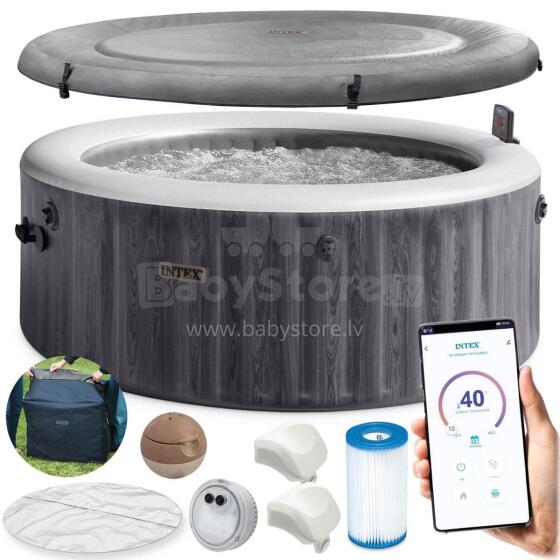 Pūšamais SPA ar hidro masāžu 4 personām INTEX 28440NP