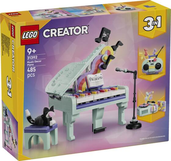 LEGO Creator Mūzikas Dekora Klavieres ar Kaķi