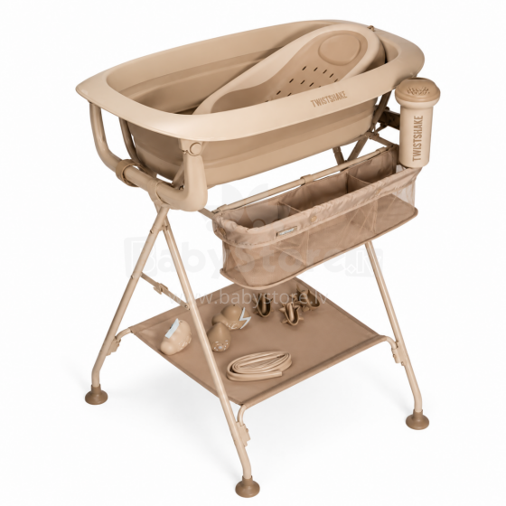 Twistshake Luxury Bath Kit Art.298463 Faded Mocha Moderns/luksusa vannas komplekts  mazgāšanai