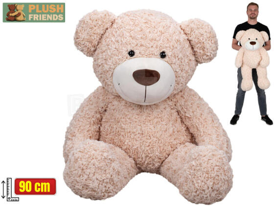 Mīkstā rotaļlieta - 903005 - TEADY Lācis - BEIGU krāsā - izmērs 90 cm